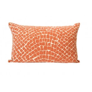 Orange Cobblestone Cushion by Raine and Humble